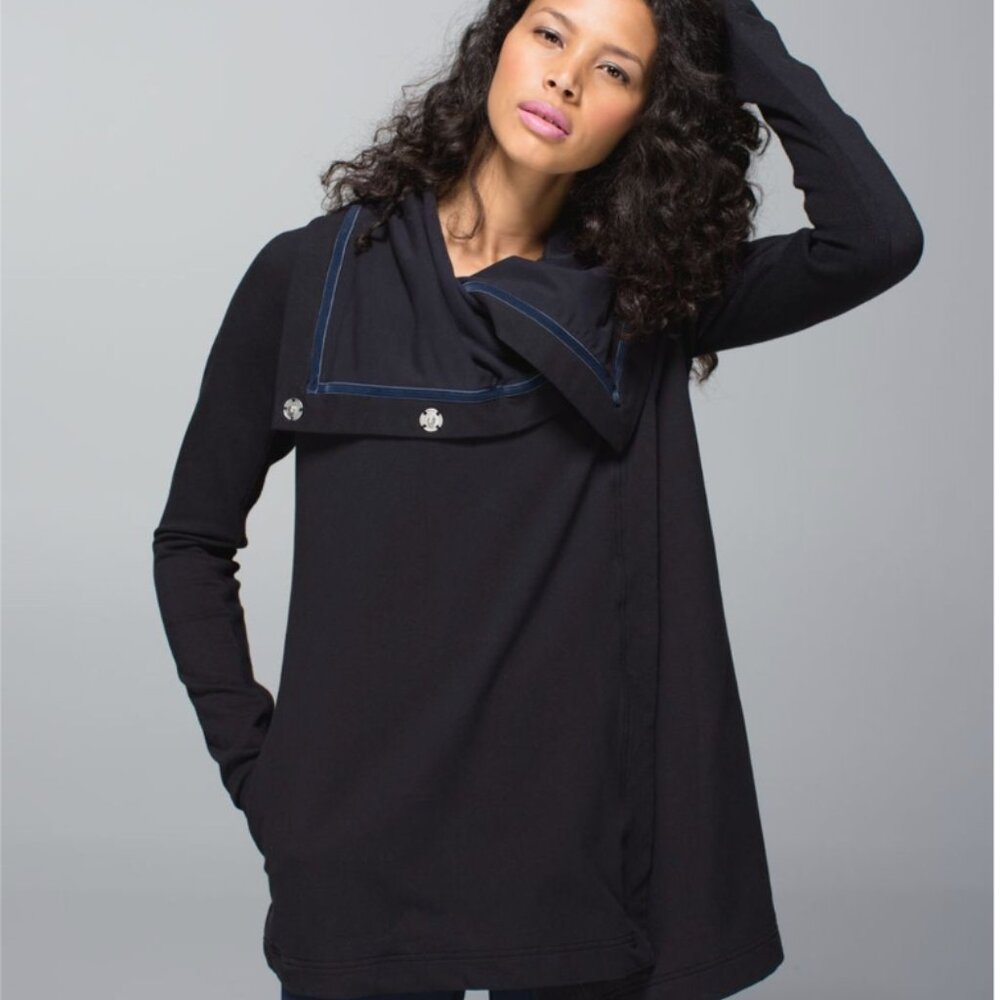 🍋Lululemon Reversible Savasana Wrap (charcoal)